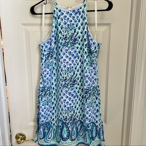 Lilly Pulitzer Romper Dress Size 4 Blue